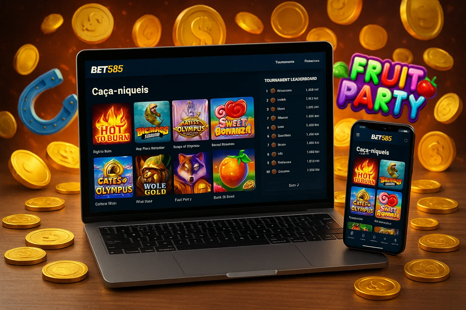 Explore o mundo das slot machines no BET585 Casino